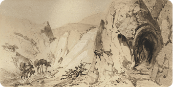 Joseph d'Estourmel - Homeros Mağaraları, 1830