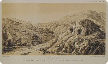 Joseph Leon Emmanuel Laborde - Bornova Homeros Mağaraları, 1838