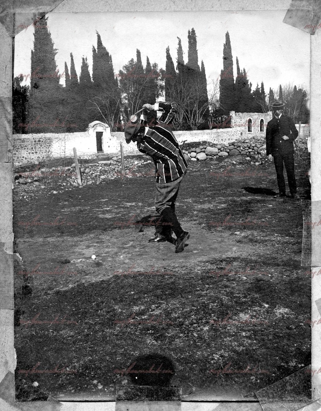 Paterson Köşkü'nün Bahçesi Golf Sahası 1900(Mark Giroud Arşividir)