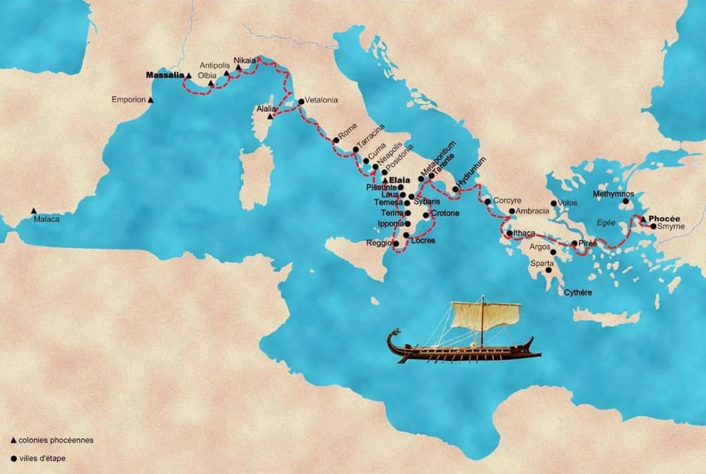 Foça ticaret gemilerinin Marsilya’ya kadar uzanan yol haritası (360derece.info)